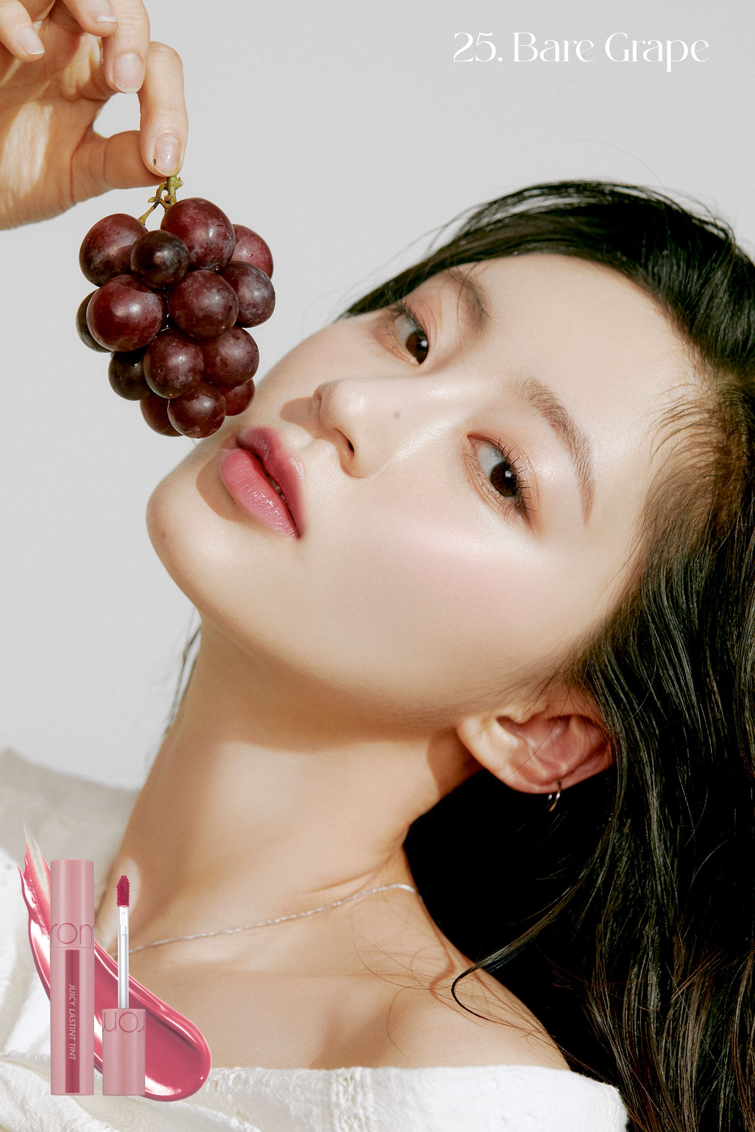 rom&nd, romand, juicy lasting, juicy lasting tint, glossy lip tint, pomelo skin, nucadamia, peeling andoo, bare grape