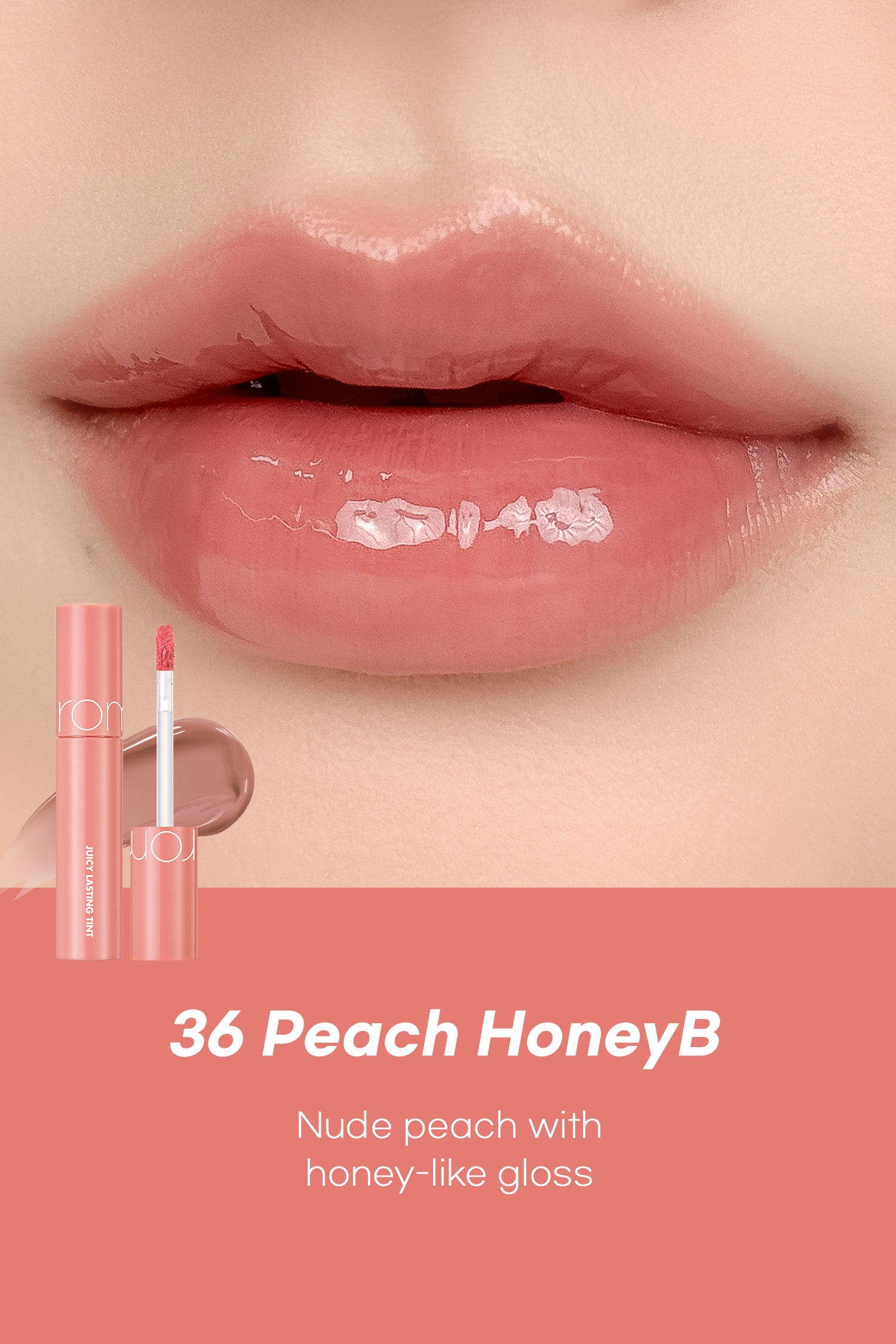 Juicy Lasting Tint #36 Peach Honey B
