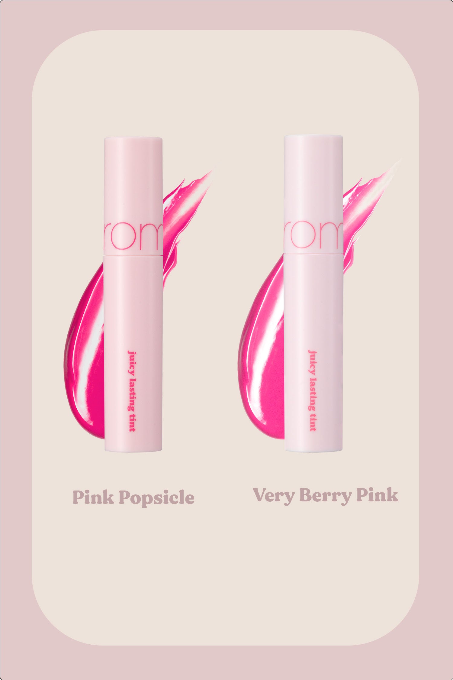 [rom&nd] Juicy Lasting Tint 27. Pink Popsicle