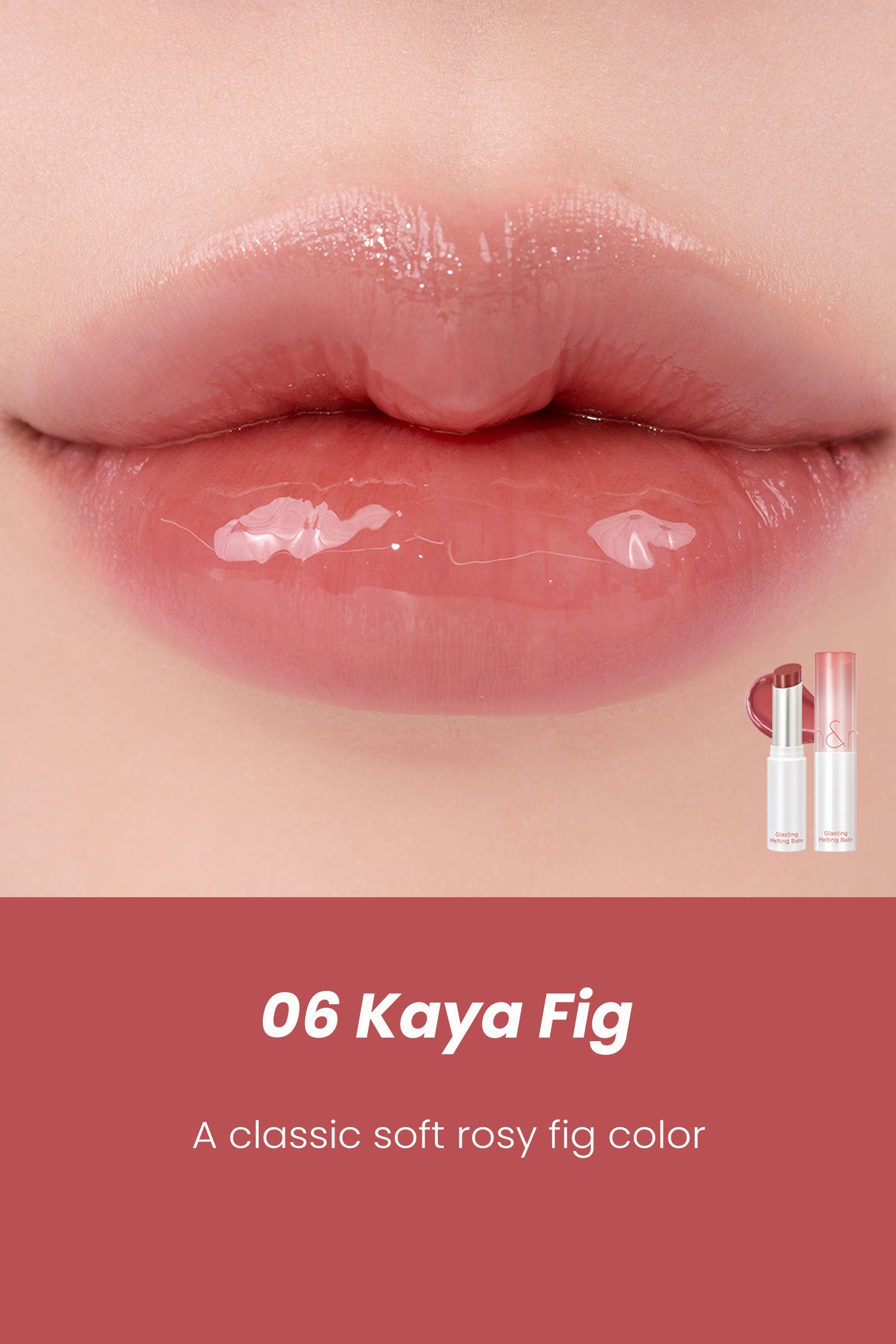 rom&nd Glasting Melting Balm (06 Kaya Fig) 3.5g —