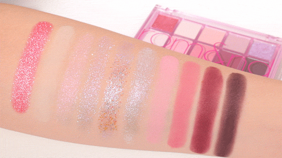 rom&nd, romand, eye palette, better than palette, korean eye palette, eyeshadow palette, matte shimmer glitter pigmentation, 10 colors eyeshadow palette, makeup pallet, colorful eye shadow